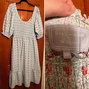 Hill House Louisa Trailing Vine Multi Crepe Dress
Size XXL